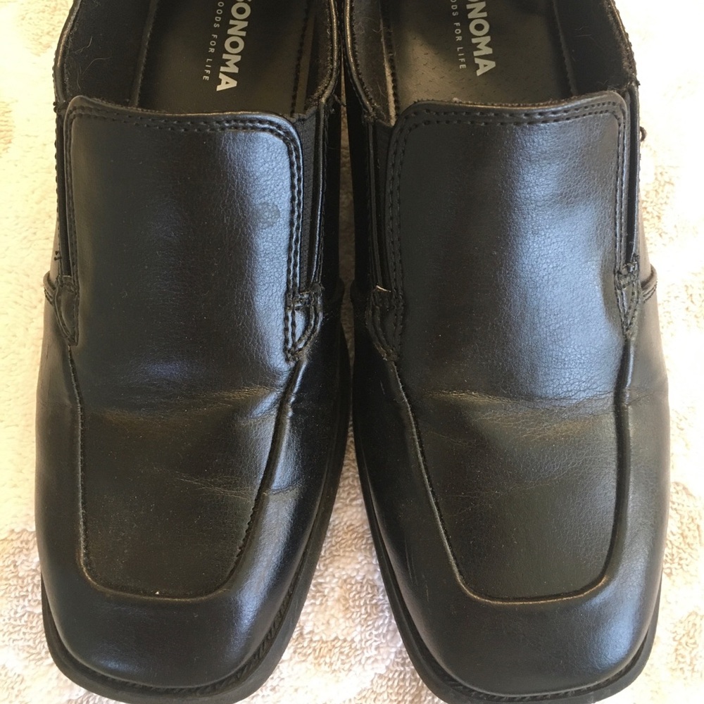 Boys black dress shoes